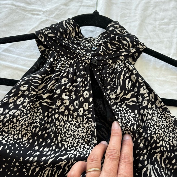 Joie | Erola Mock Neck Animal Print Halter - Size L - Picture 7 of 7